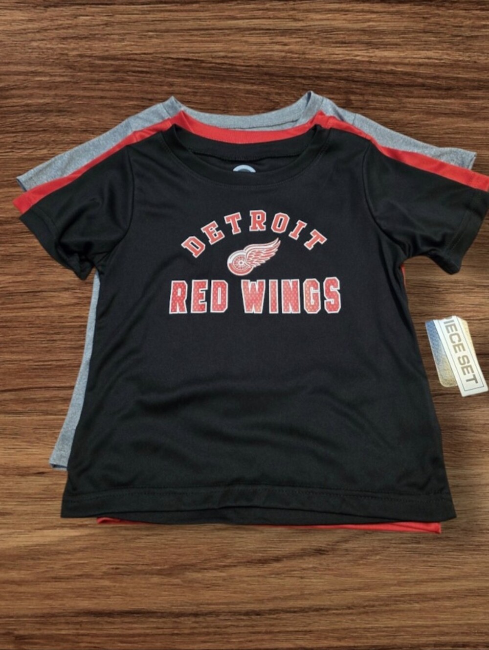 NHL Detroit Red Wings 3 Pack Kids Tee